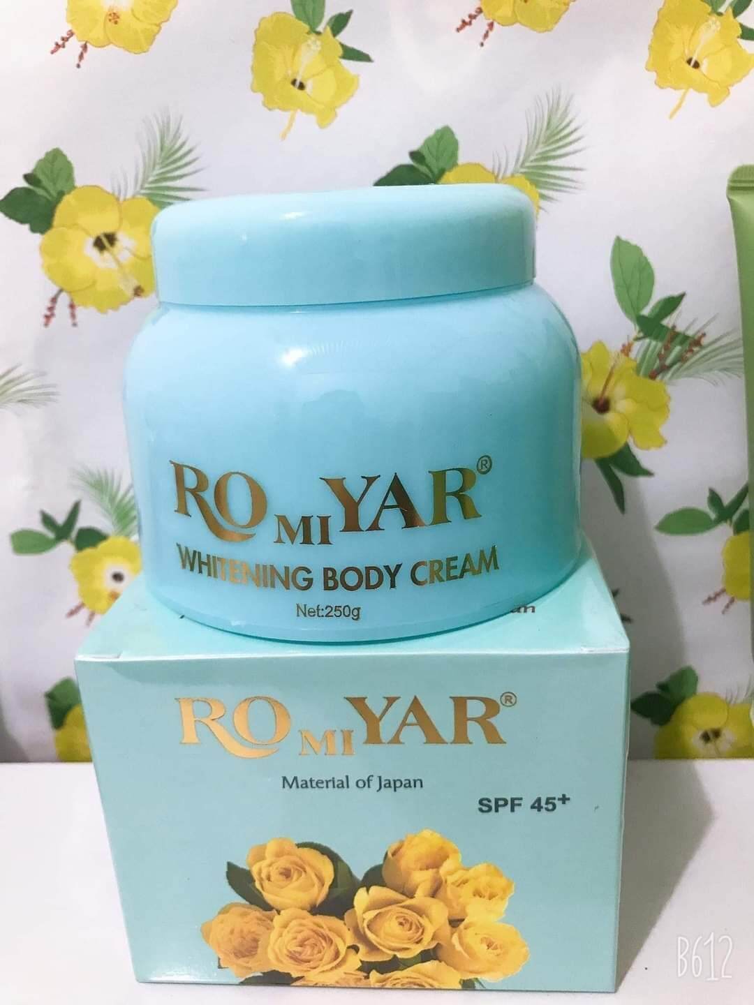 Kem dưỡng trắng da toàn thân romiyar