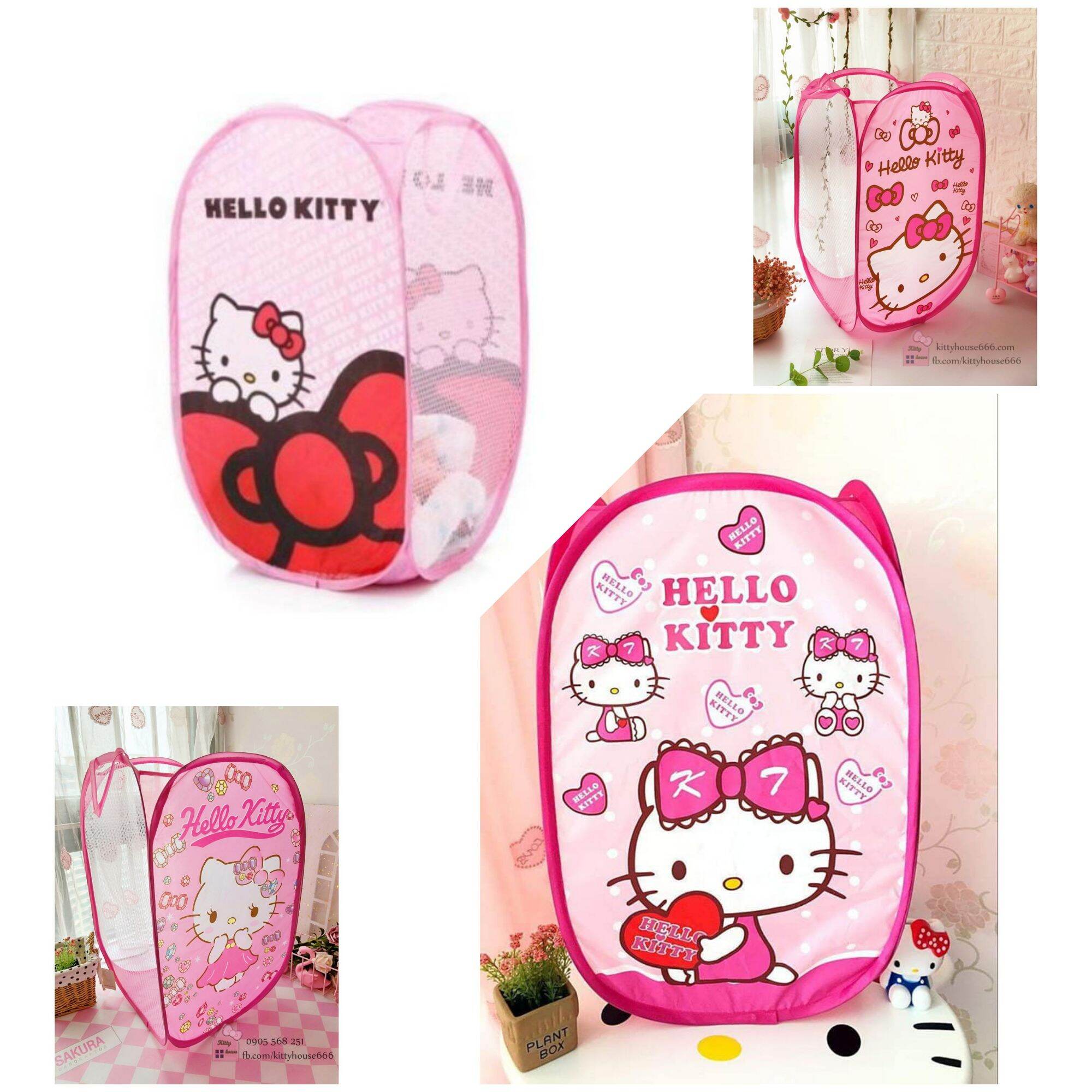 🌸sọt đựng quần áo hello kitty