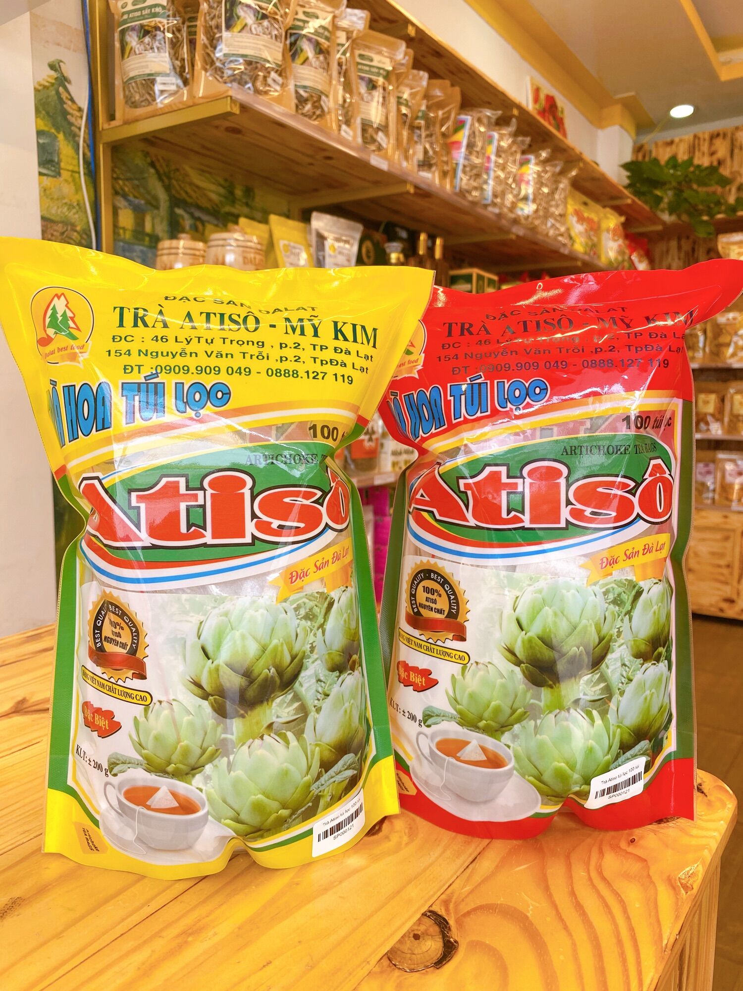 Trà Atiso túi lọc 100 gói x 2g