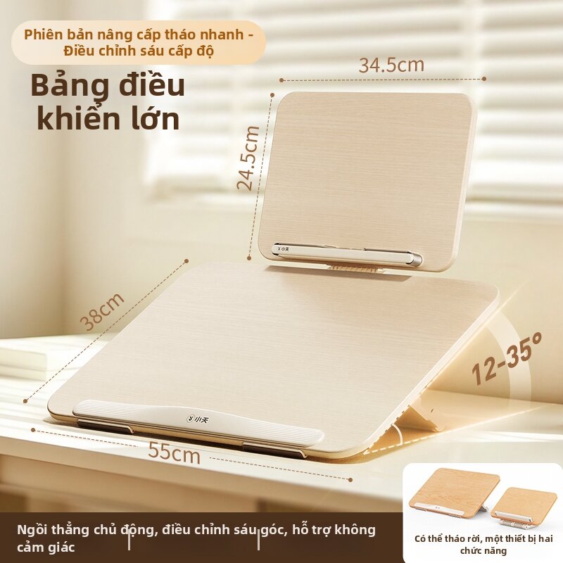 xiaotian | Giá Đỡ Đọc Sách Bàn Học Đa Năng Góc Nghiêng Bảng Viết Chỉnh Đốn Thói Quen Ngồi Gỗ