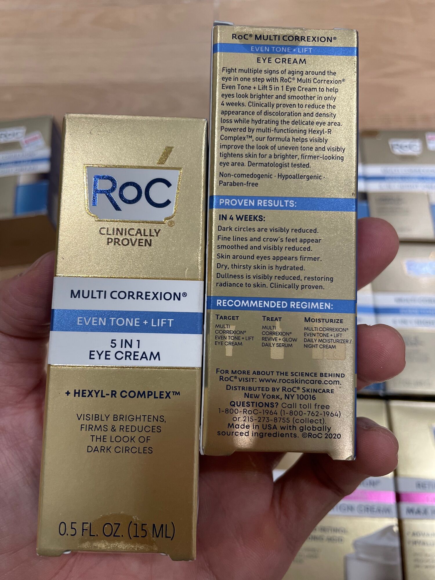 Kem dưỡng mắt RoC Multi Correxion 5 In 1 Eye Cream 15ml
