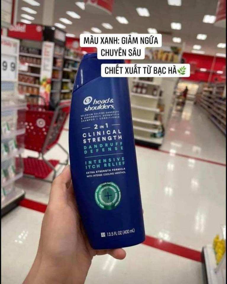 Dầu gội Head & shoulders Mỹ