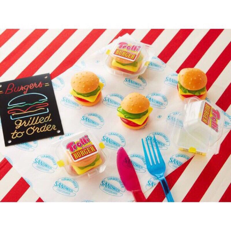 Kẹo Dẻo Trolli Burger XXL Size Đại 50g