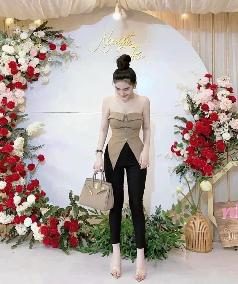 Áo Cúp Ngực Tà Nhọn có Mút Ngực cực xinh