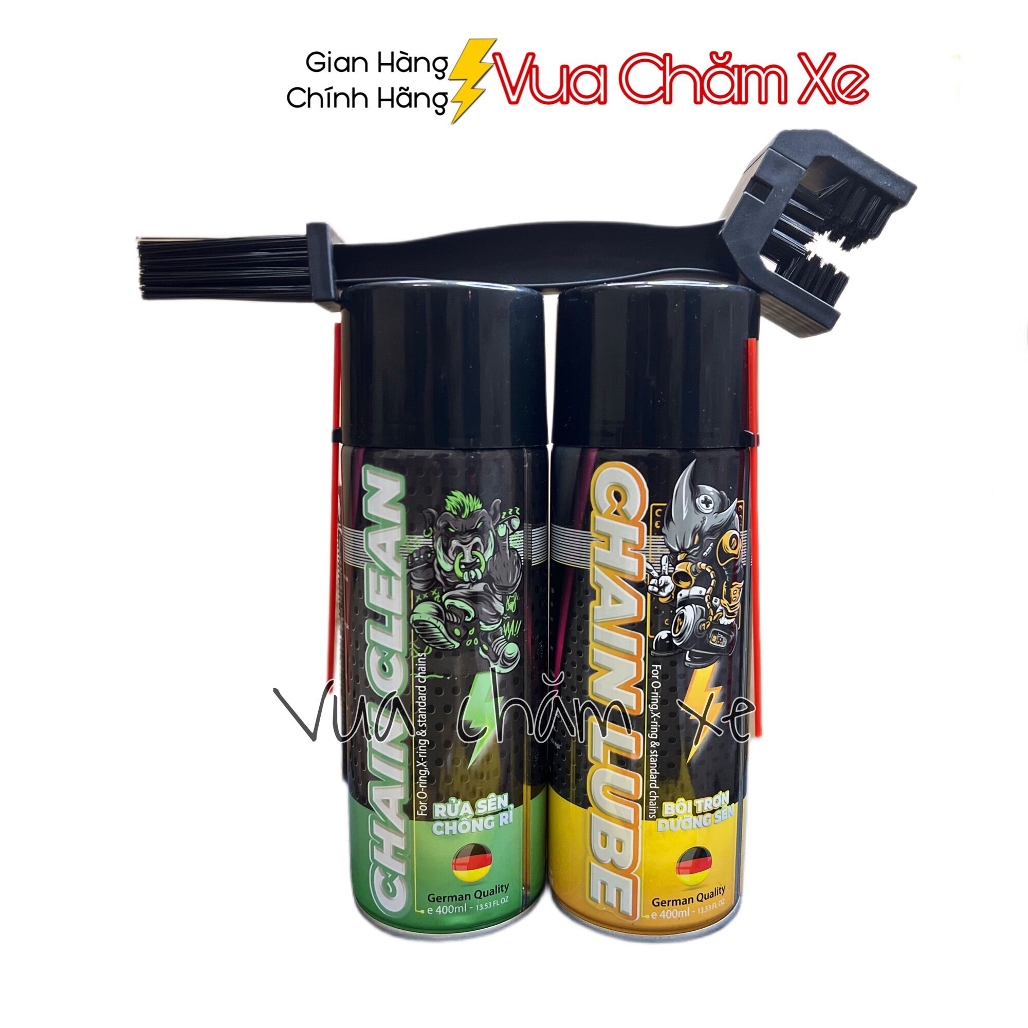 Combo rửa sên dưỡng sên sprayking kèm cọ 3d