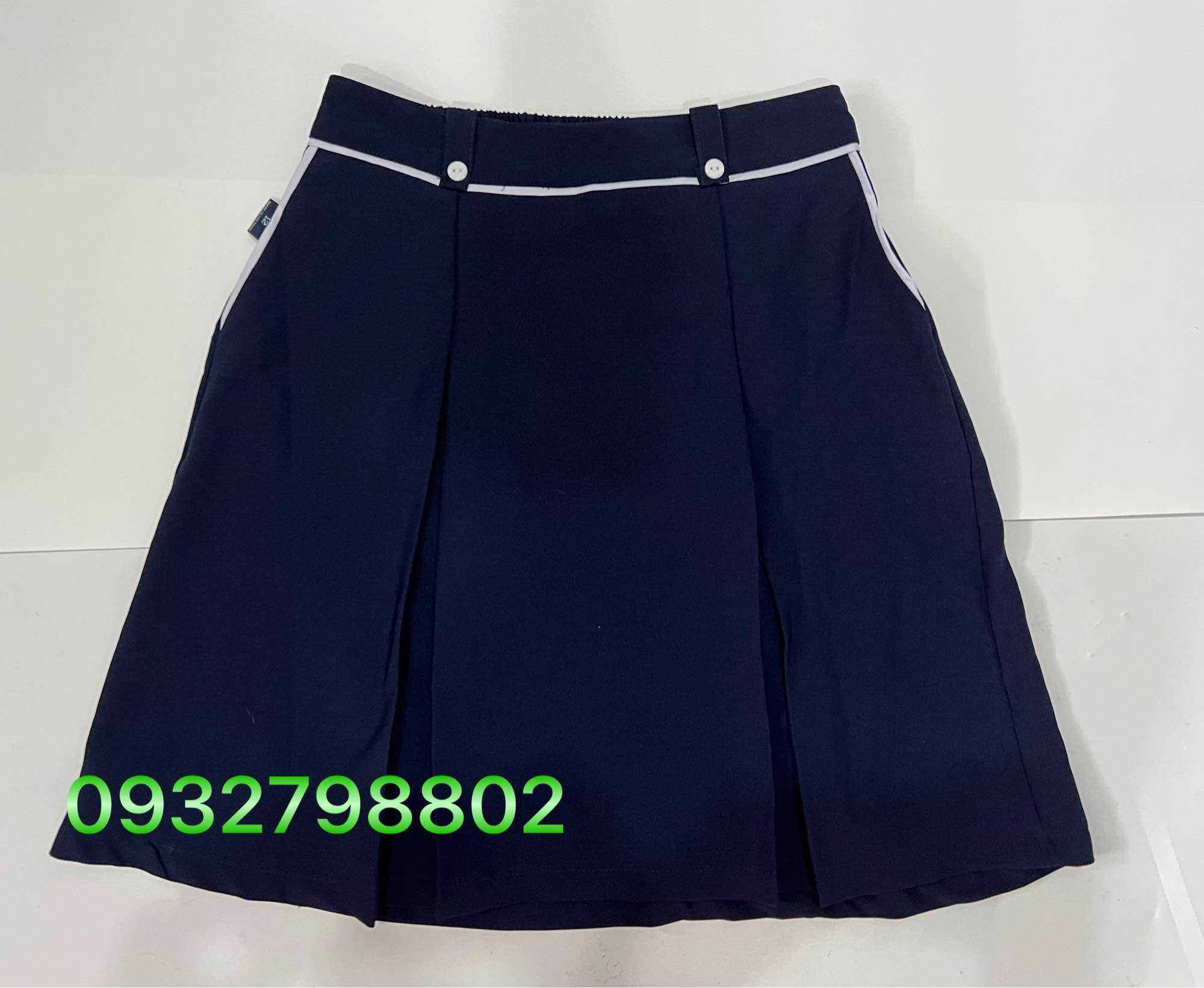 CHÂN VÁY HỌC SINH VIỀN 2 TÚI XÉO