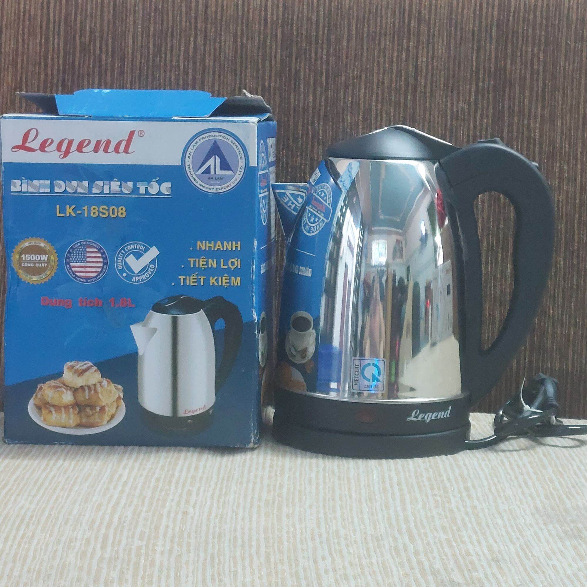 bình đun nước inox siêu tốc 1.8lit