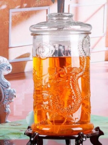 Bình ngâm thủy tinh 10lít dáng trụ không van