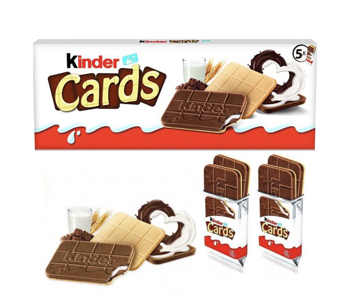 Bánh kinder cards