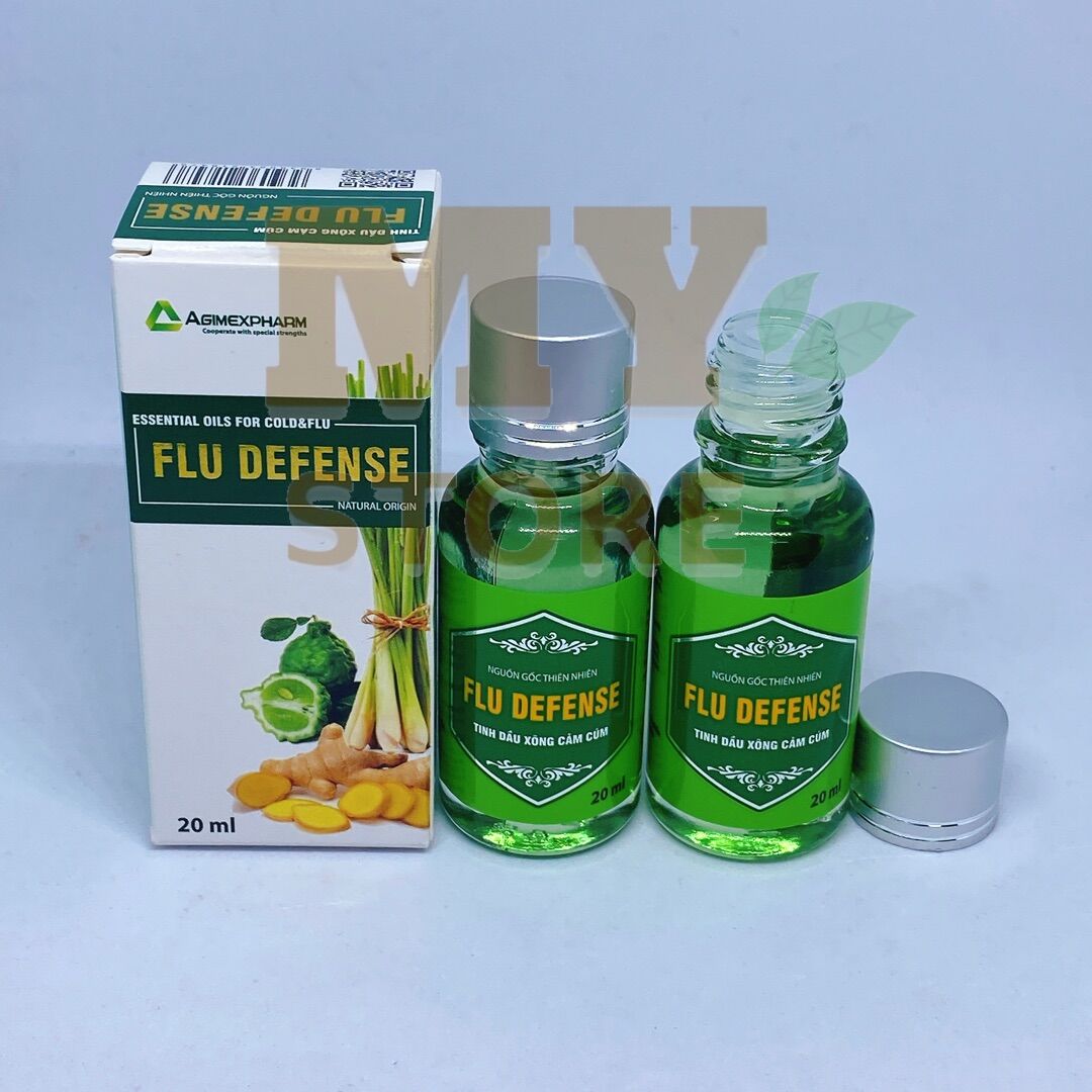 (Chính Hãng) Tinh Dầu Xông Cảm Cúm Flu Denfense 20ml