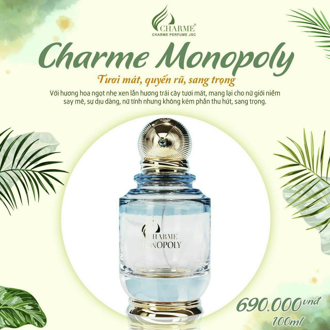 Nước Hoa Party 100Ml - By Chame 100Ml - Miss 100Ml - Trust 100Ml - Adore 100Ml