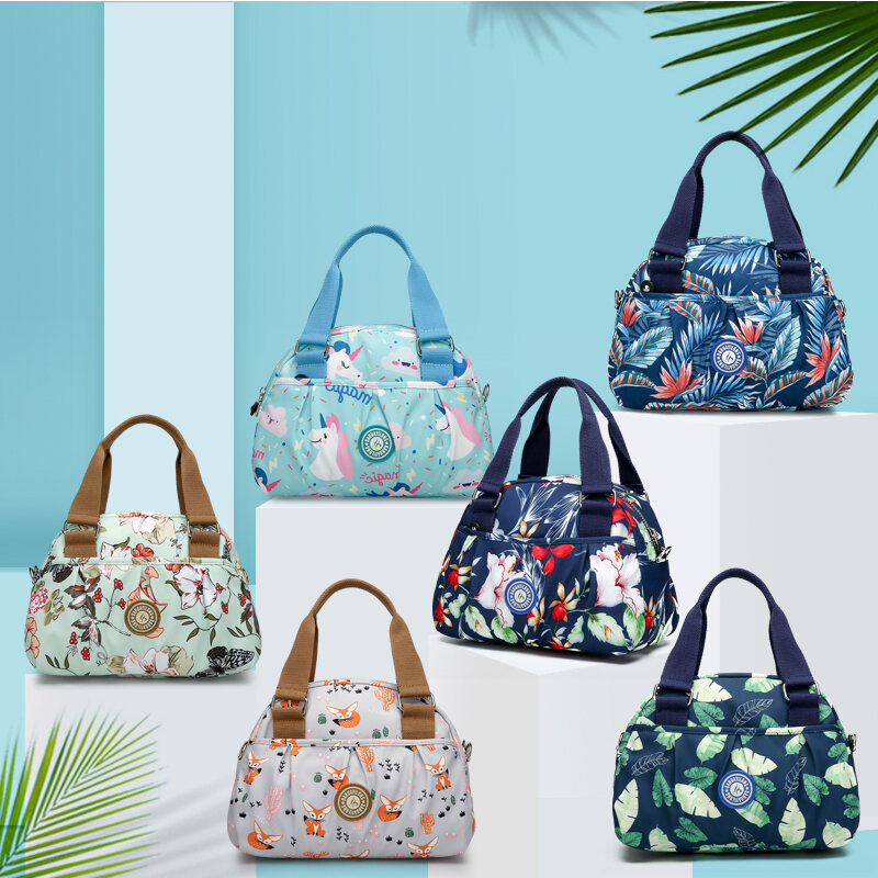 Túi Xách Tay Thời Trang Túi Nữ Vải Bố Túi Xách Tay Túi Đeo Chéo Dễ Phối Chống Thấm Nước Túi Oxford Nylon Nhỏ Túi Đeo Chéo Một Bên Vai