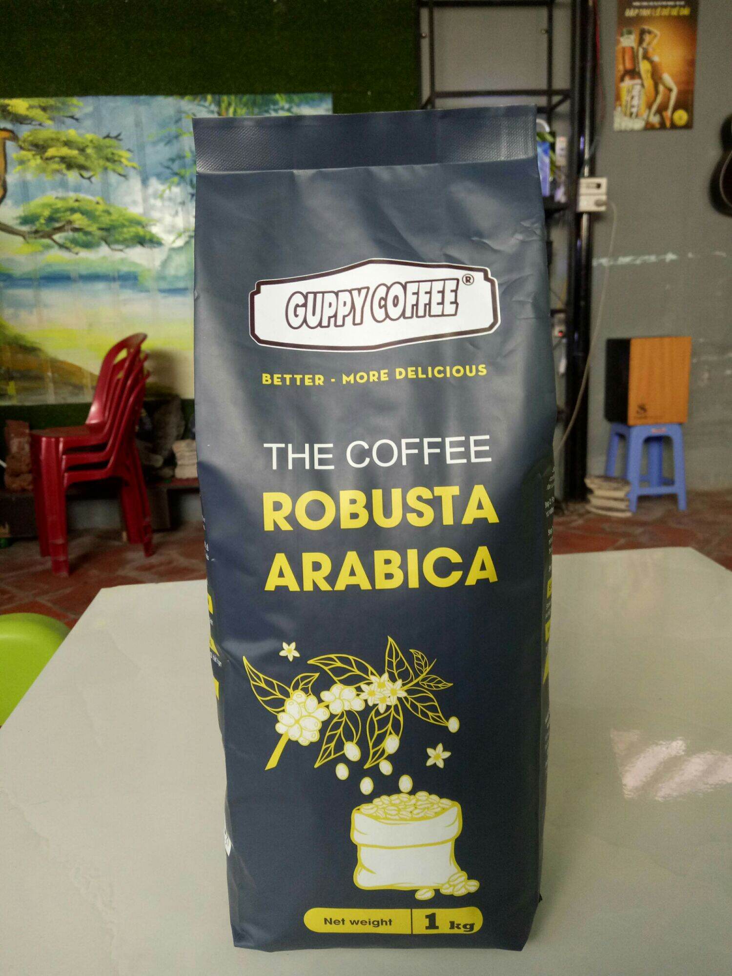 cà phê Guppy coffee espresso 1kg