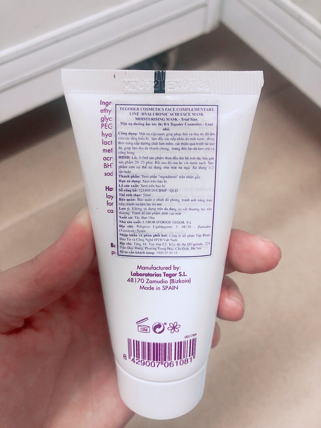 TEGODER FACE MASK mặt nạ dưỡng ẩm tức thì và làm sáng da