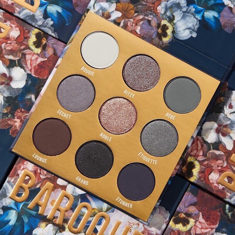 [Hcm]Bảng Phấn Mắt Trang Điểm Makeup Colourpop Baroque Eyeshadow Palette Bảng Mắt Tông Xám Khói Smokey Smoky Cool Toned Tone Colourpop Eyeshadow Palette Colorpop