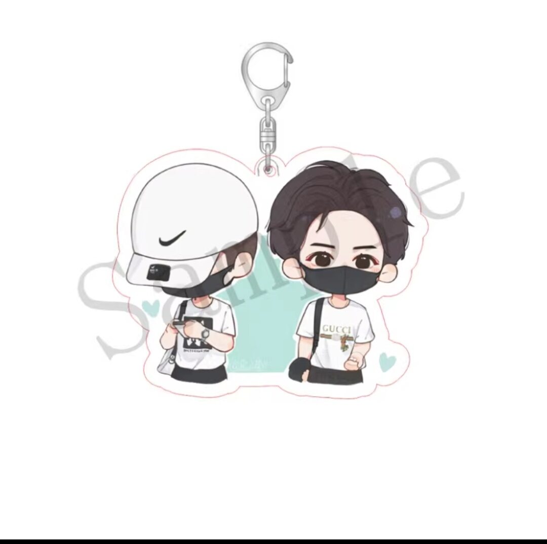 Móc khoá chibi Tiêu Chiến Vương Nhất Bác BJYX