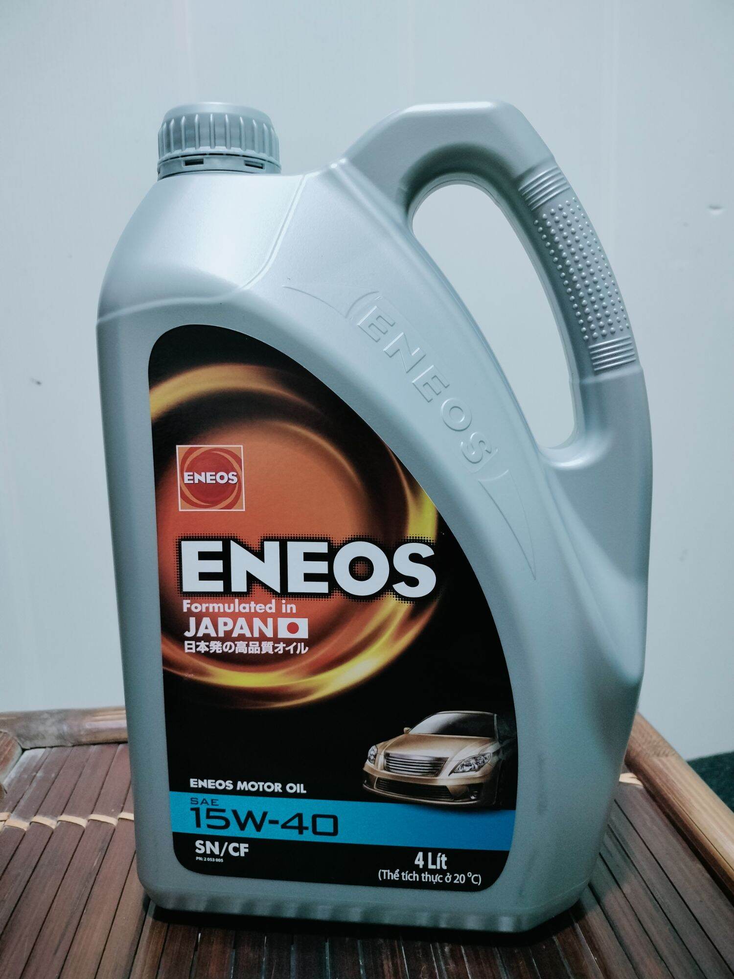 [ HÀNG CHÍNH HÃNG ] Dầu nhớt động cơ ô tô ENEOS SN/CF 15w40 (4 Lít)