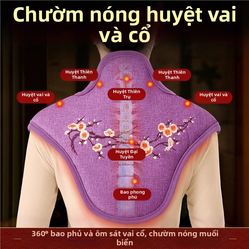 Salt and Moxibustion Therapy Neck and Shoulder Heat Pad Electric Heating
