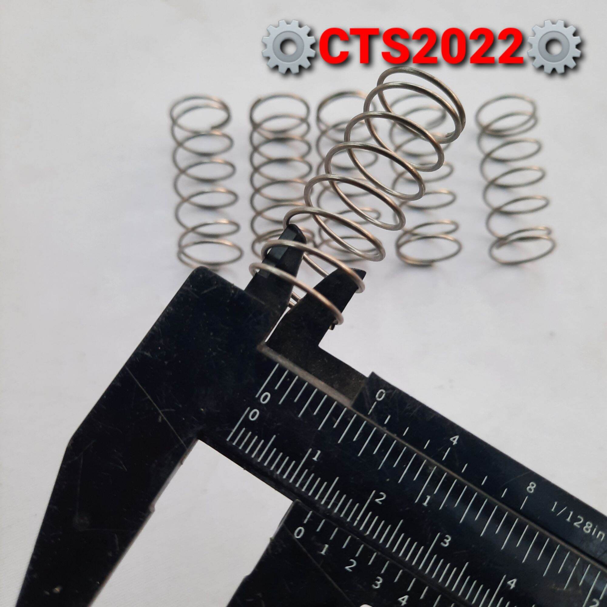 Lò xo nén inox304 phi 16mm sợi 1mm