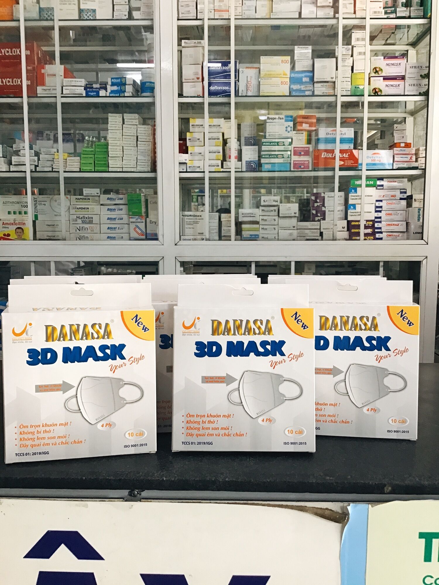 Khẩu trang Mask 3D Danasa hộp 10chiếc