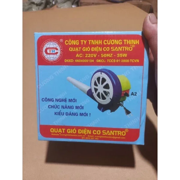 Quạt thổi bếp than, bếp củi, bếp nướng 35w dây đồng