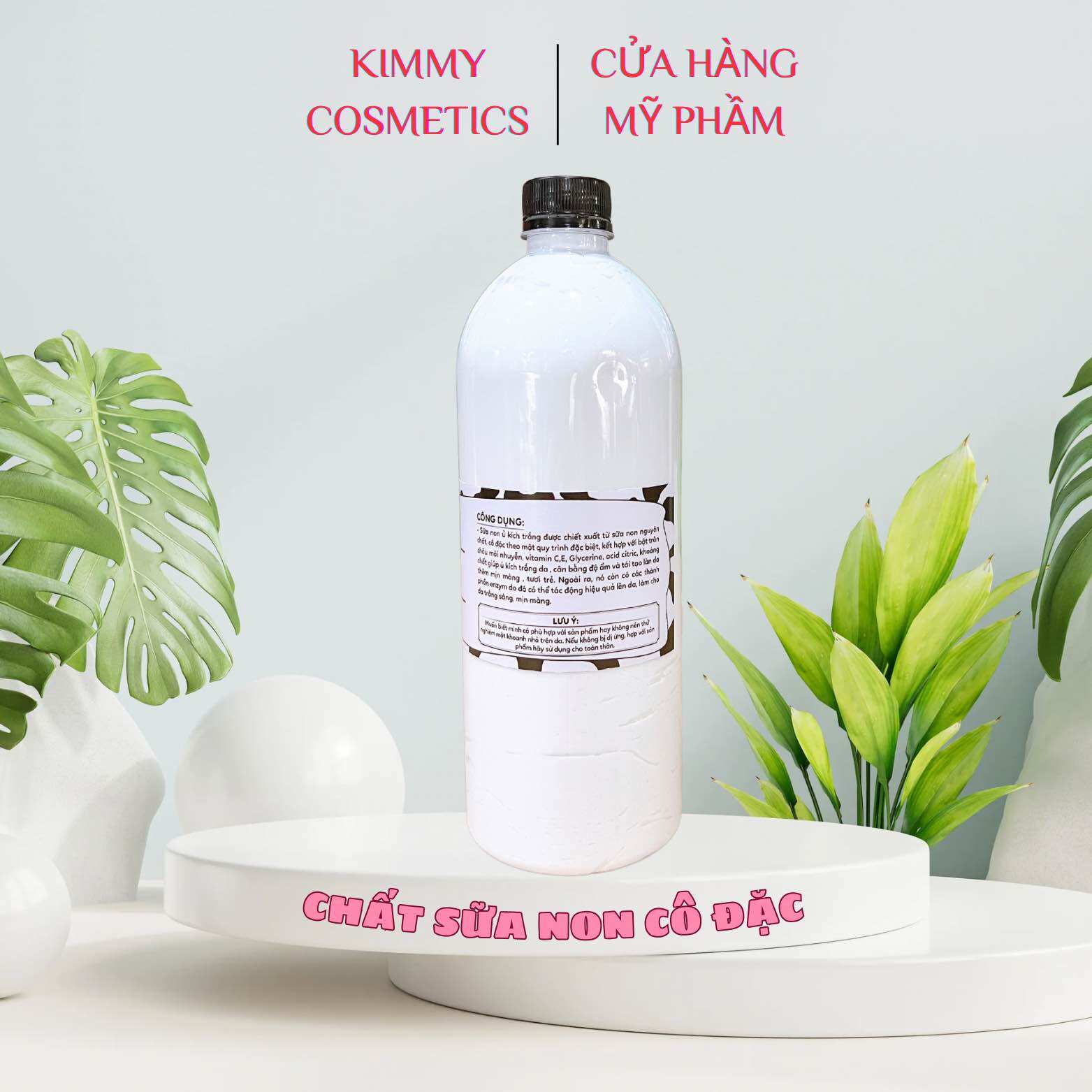 Sữa Non Ủ kích trắng da chai 1000ml ( 1 lít )