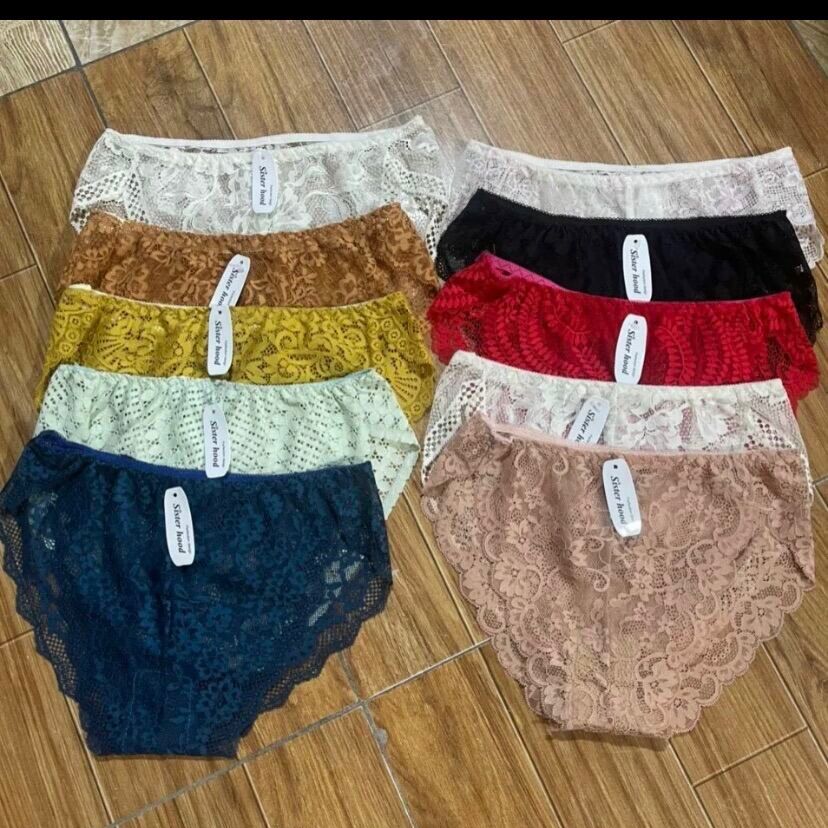 39k/ sét 10 quần lót nữ, quần lót ren tp