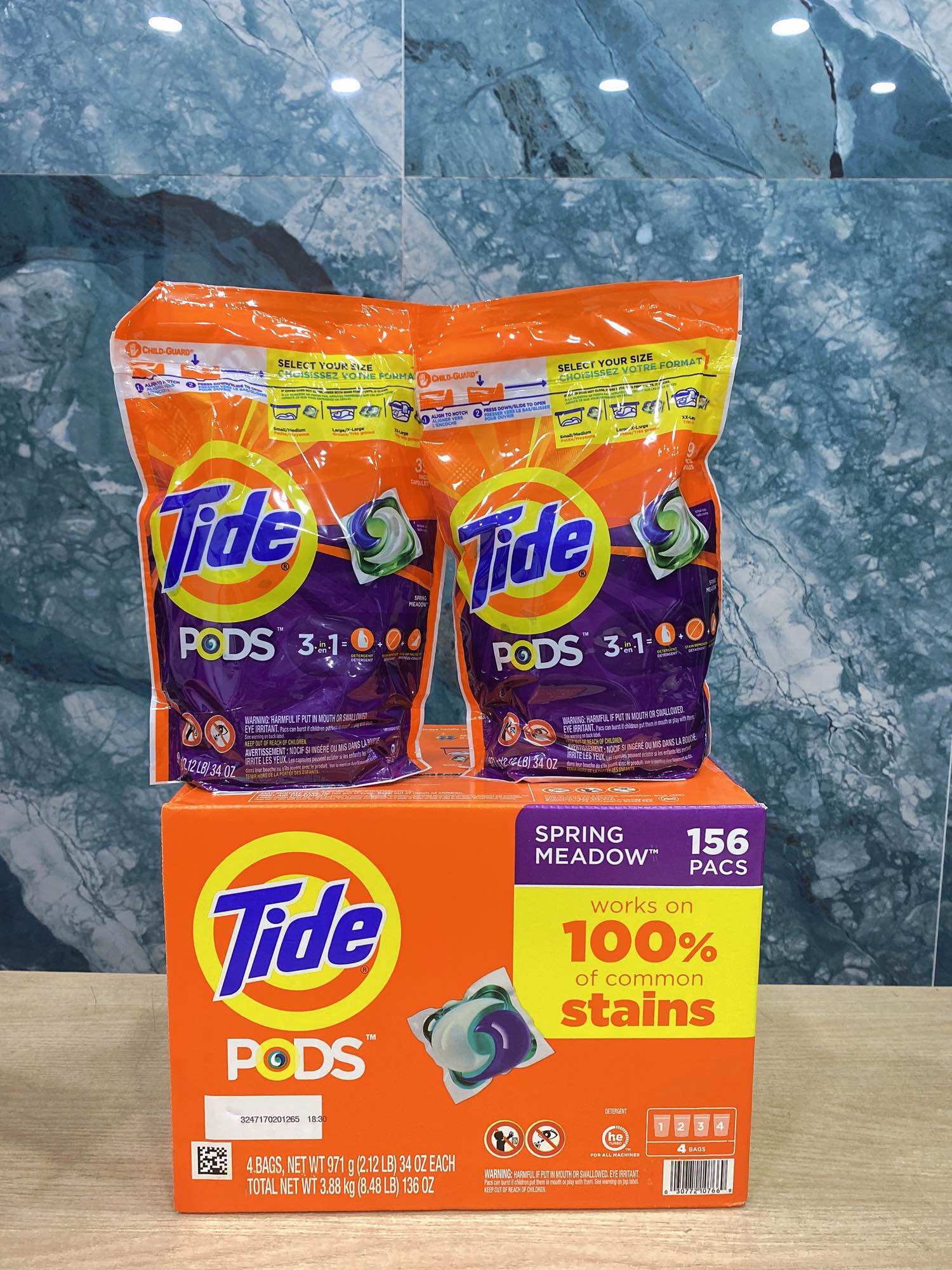 Viên giặt xả tide pod mỹ 39 viên