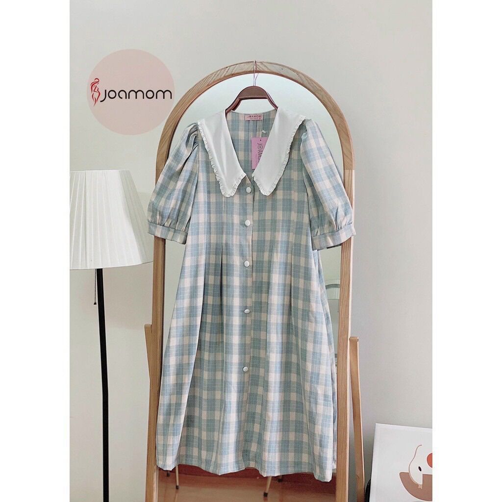 Đầm bầu sơ mi công sở siêu xinh