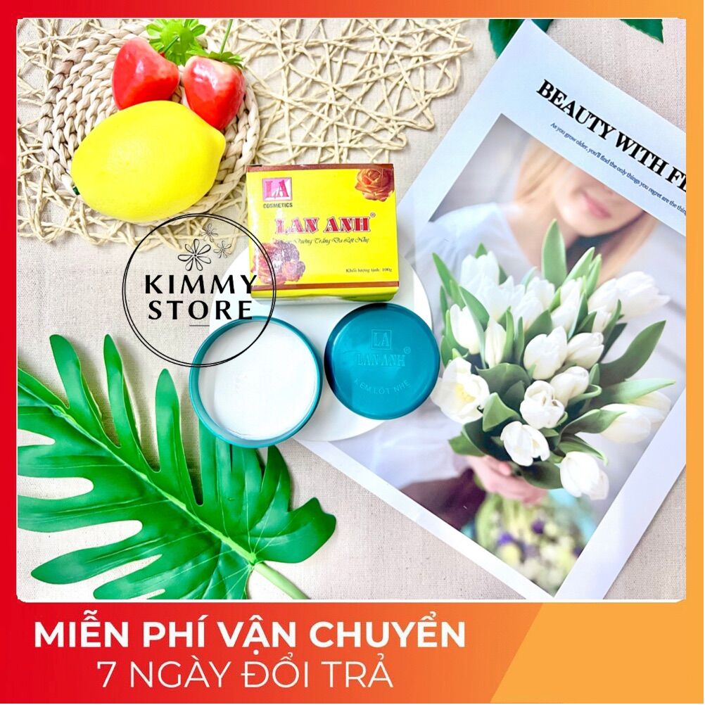 Lẻ hộp 100g lan anh lột nhẹ kem tẩy trắng