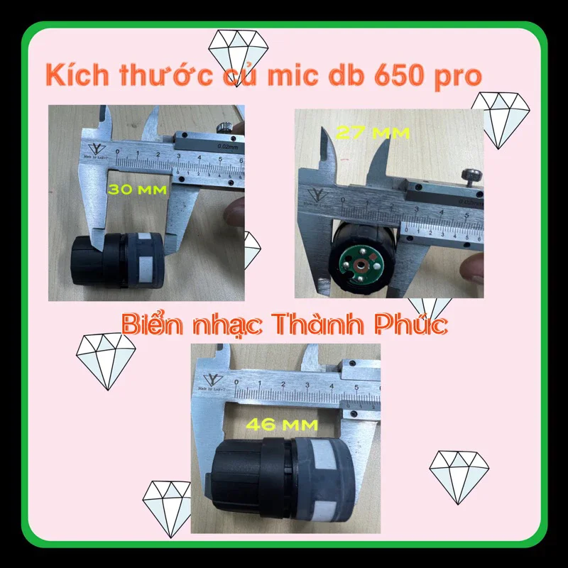 Củ micro từ neo db acoustic 650 pro V2