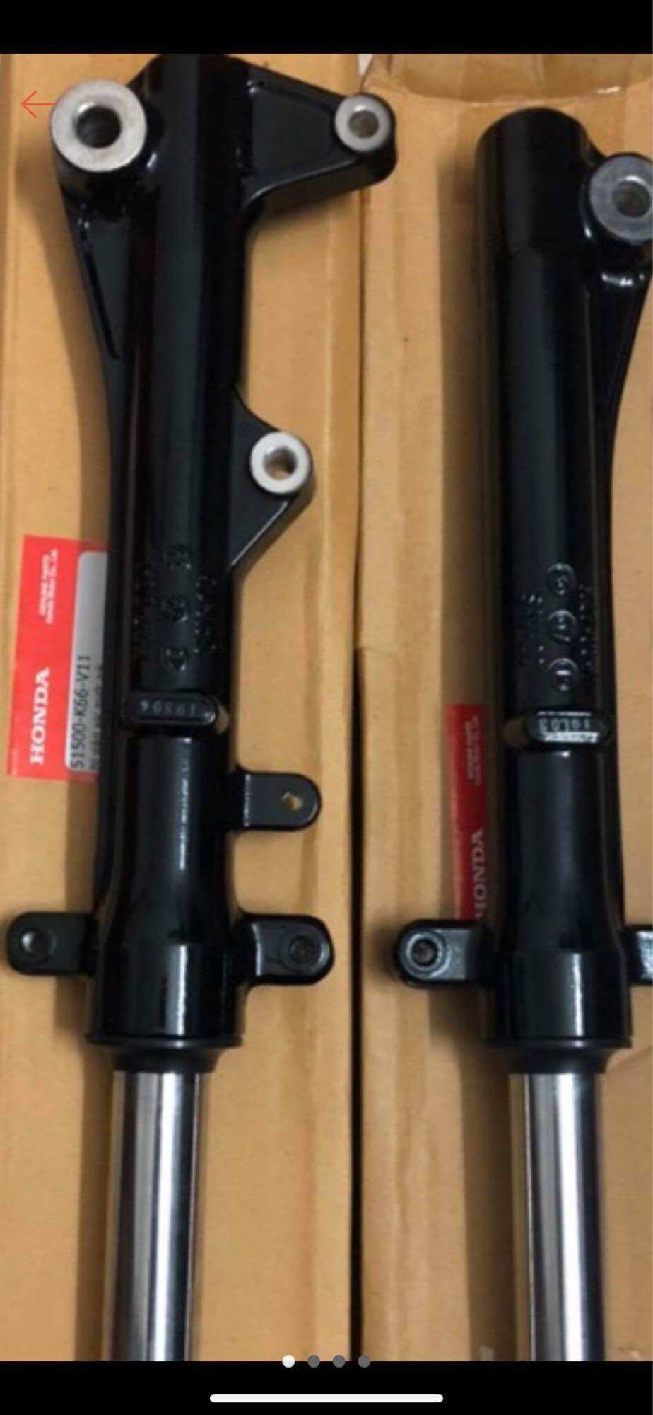 Phuộc trước Ab 125 đen + bạc Zin hãng Honda