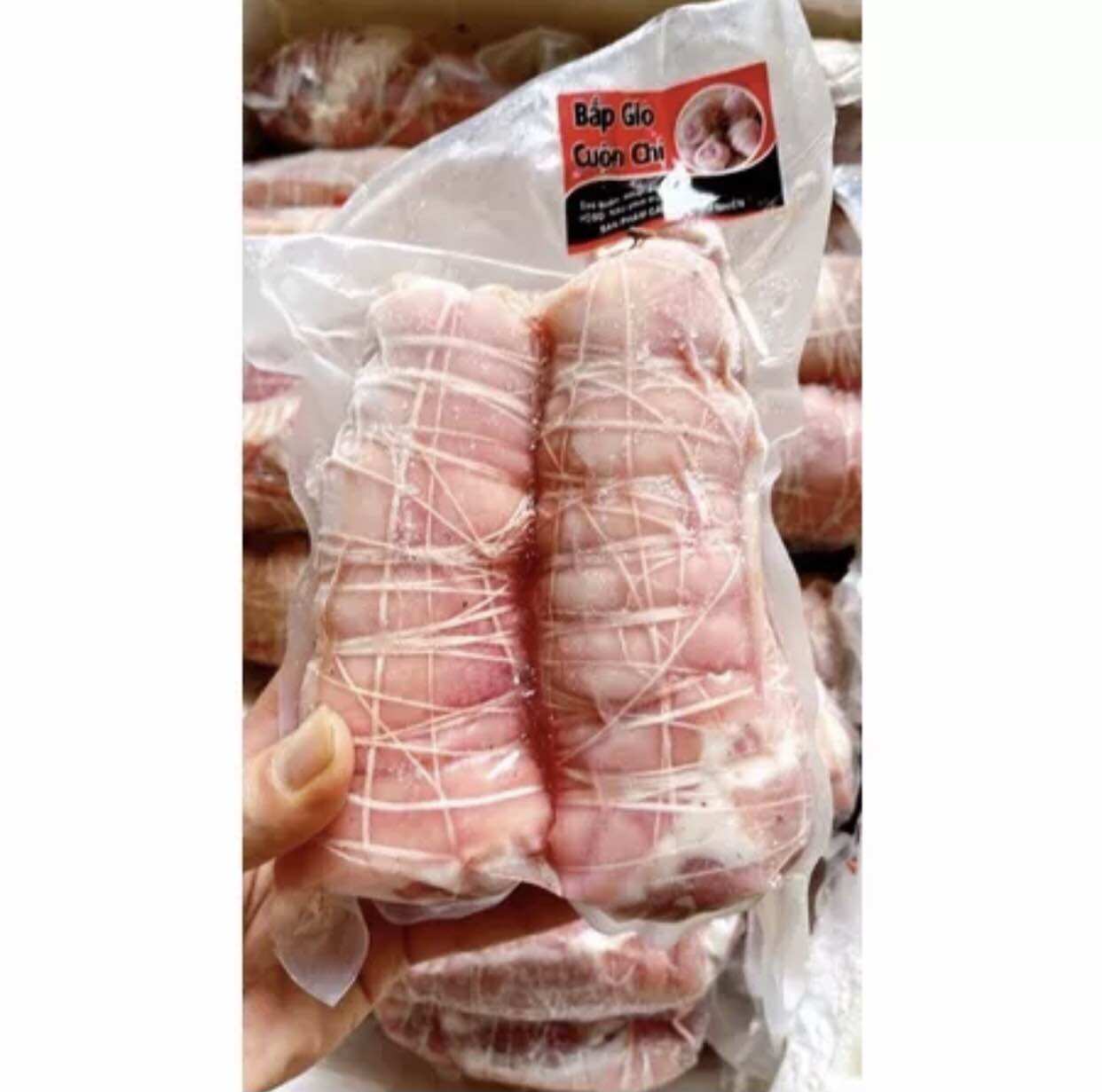 1kg bắp giò heo rút xương cuộn chỉ