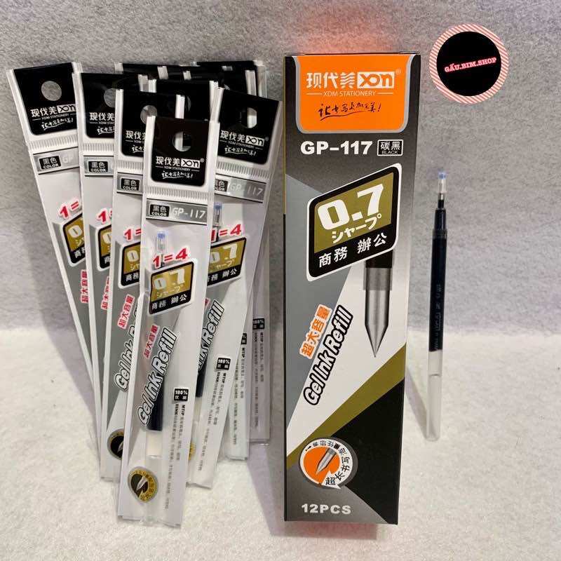 Hộp 12 chiếc bút bi nước ngòi 0.7mm gp-777