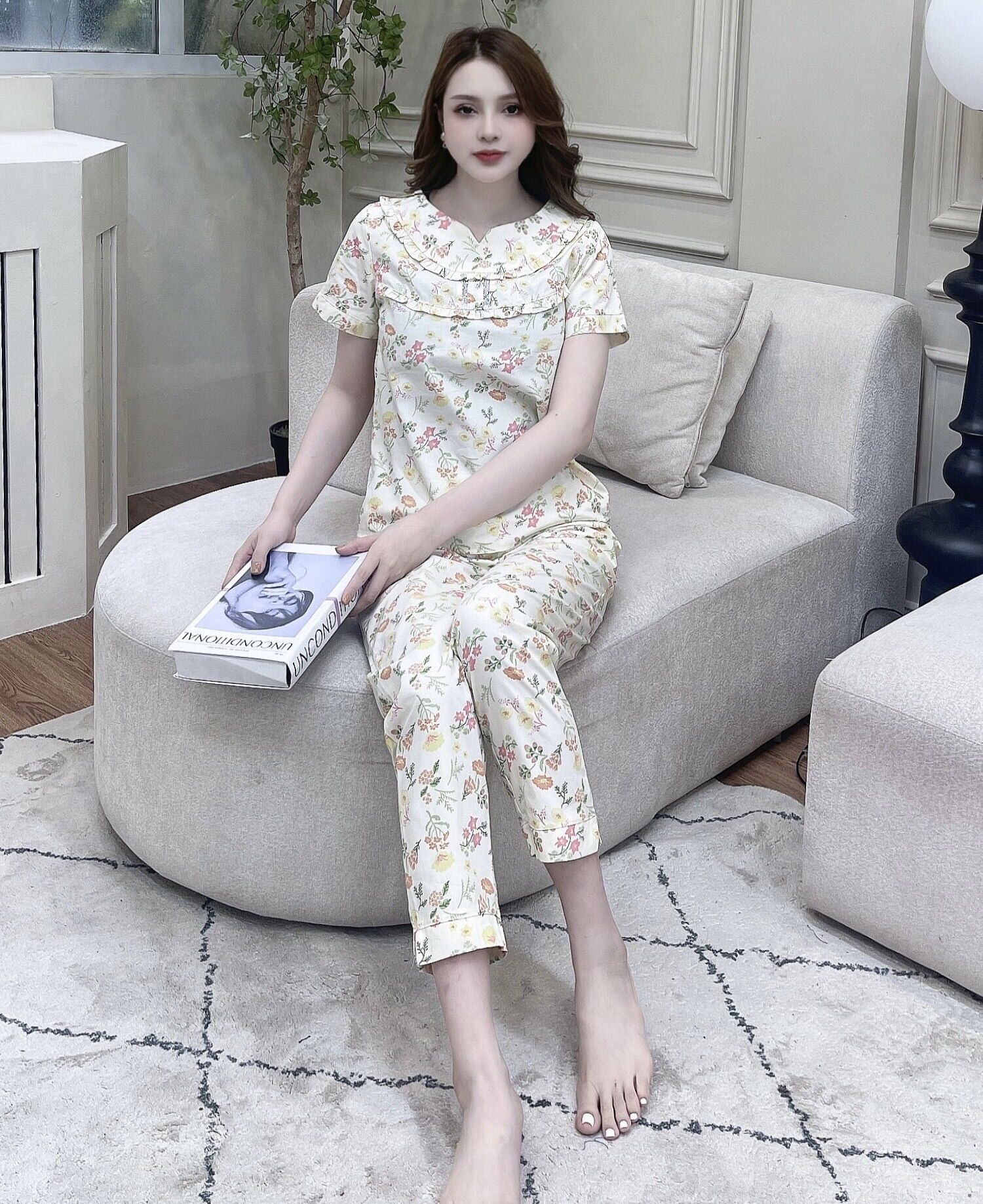 Đồ bộ mặc nhà vải kate