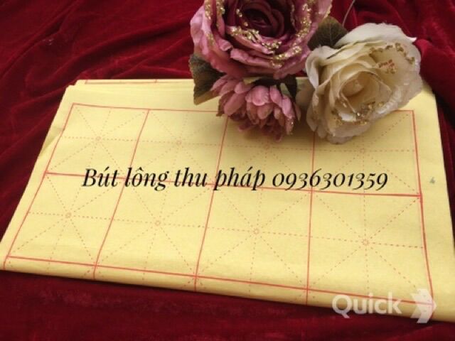 Giấy tập viết thư pháp ô mễ