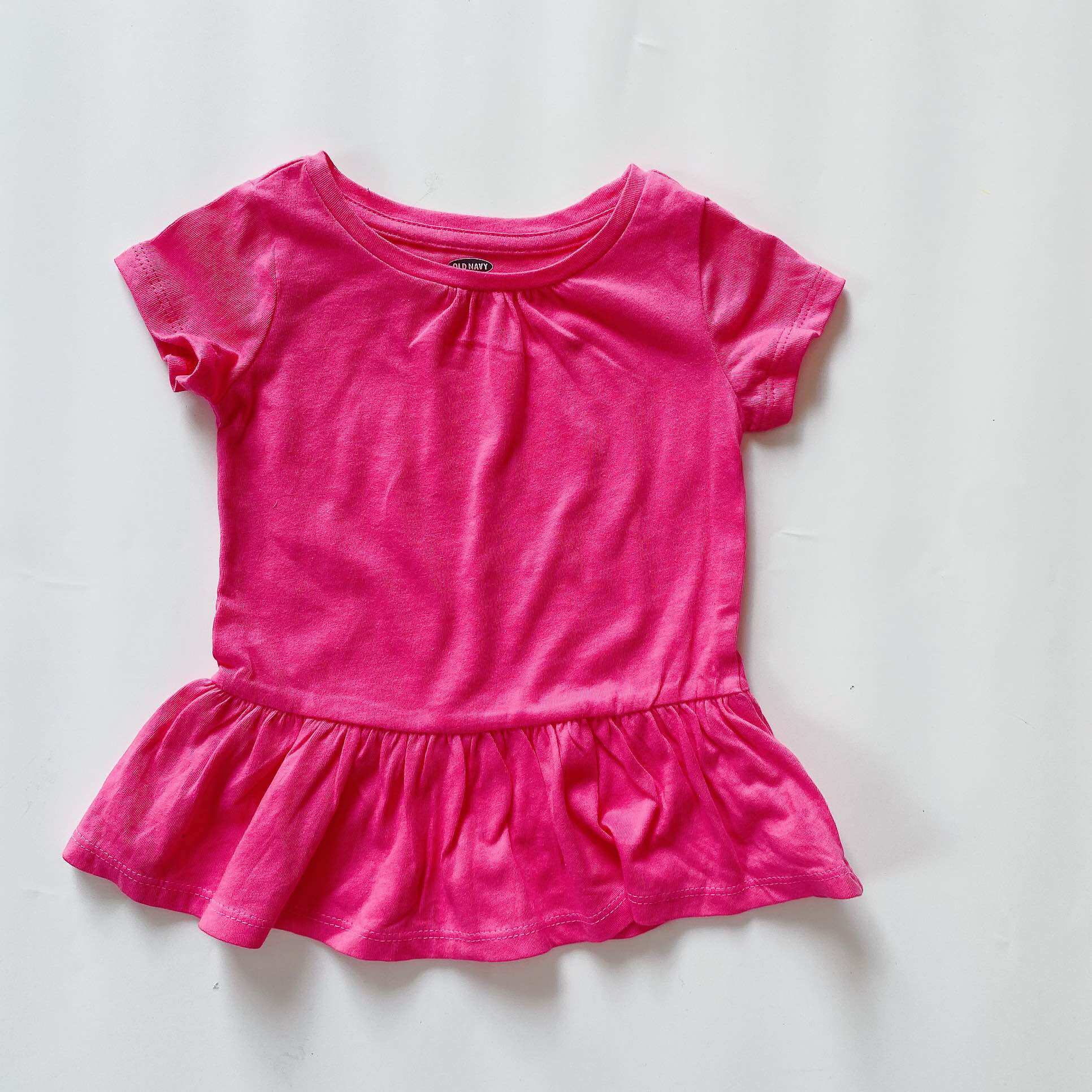 Áo thun babydoll bé gái Old NaVy xuất khẩu