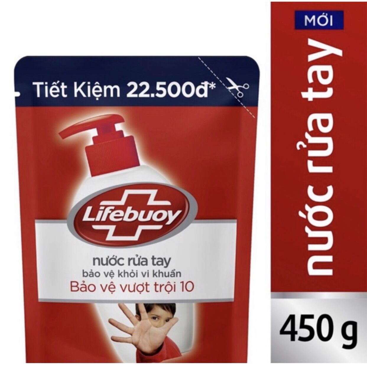 Nước rửa tay Lifebuoy chai 450ml