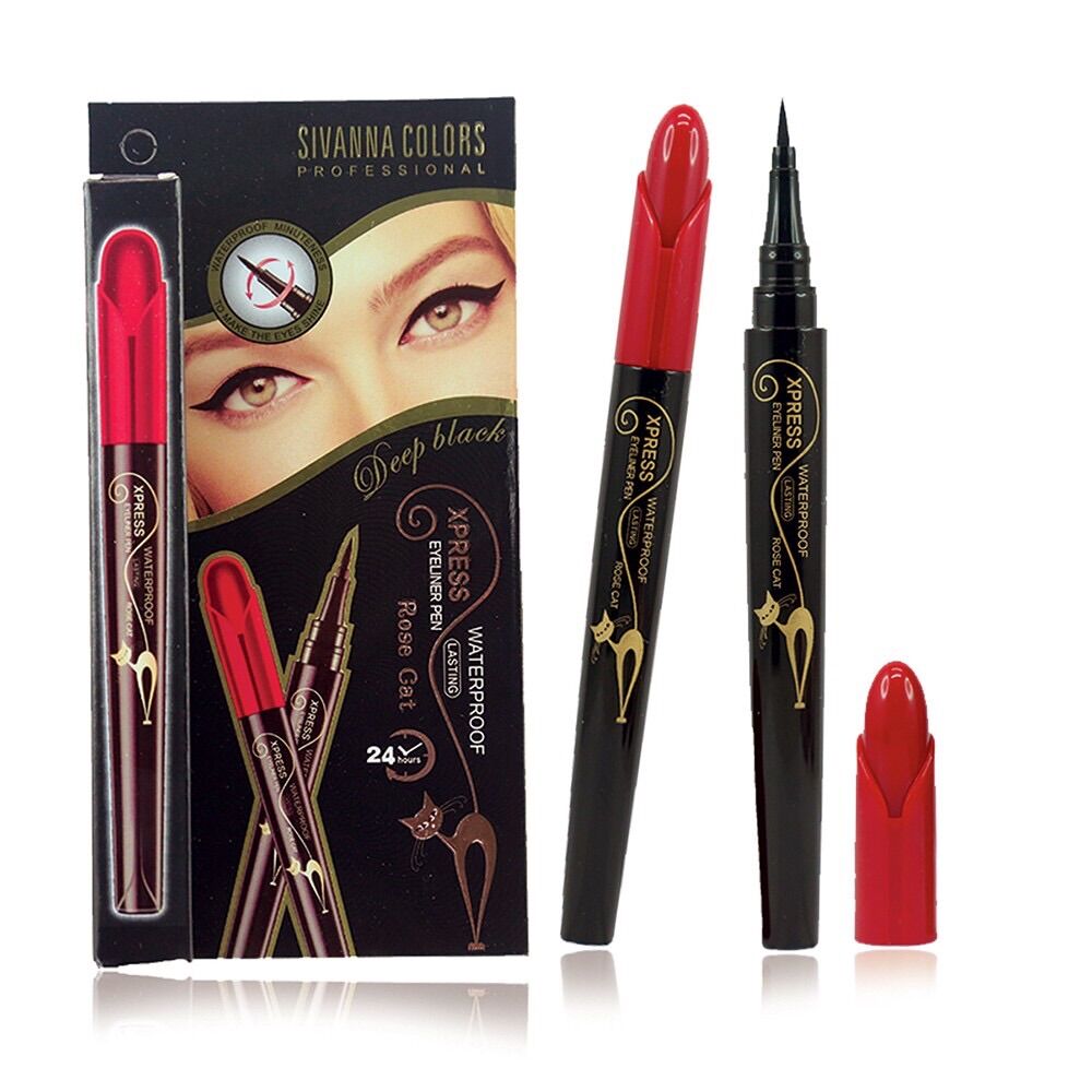 Kẻ mắt Sivanna colors xpress eyeliner-black