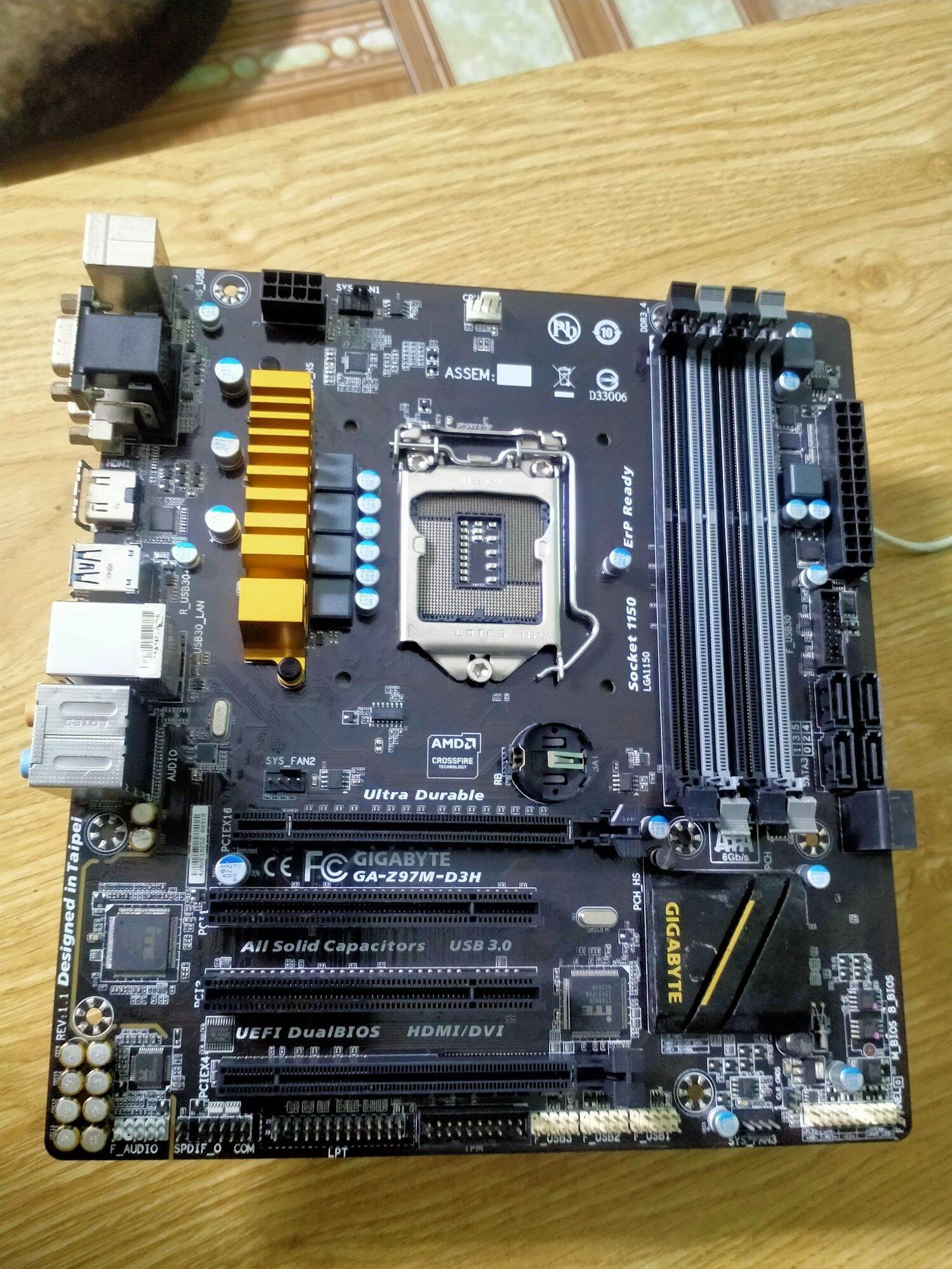mainboard gigabyte z97M -d3h và b85 + h87 m -d3h (4khe)