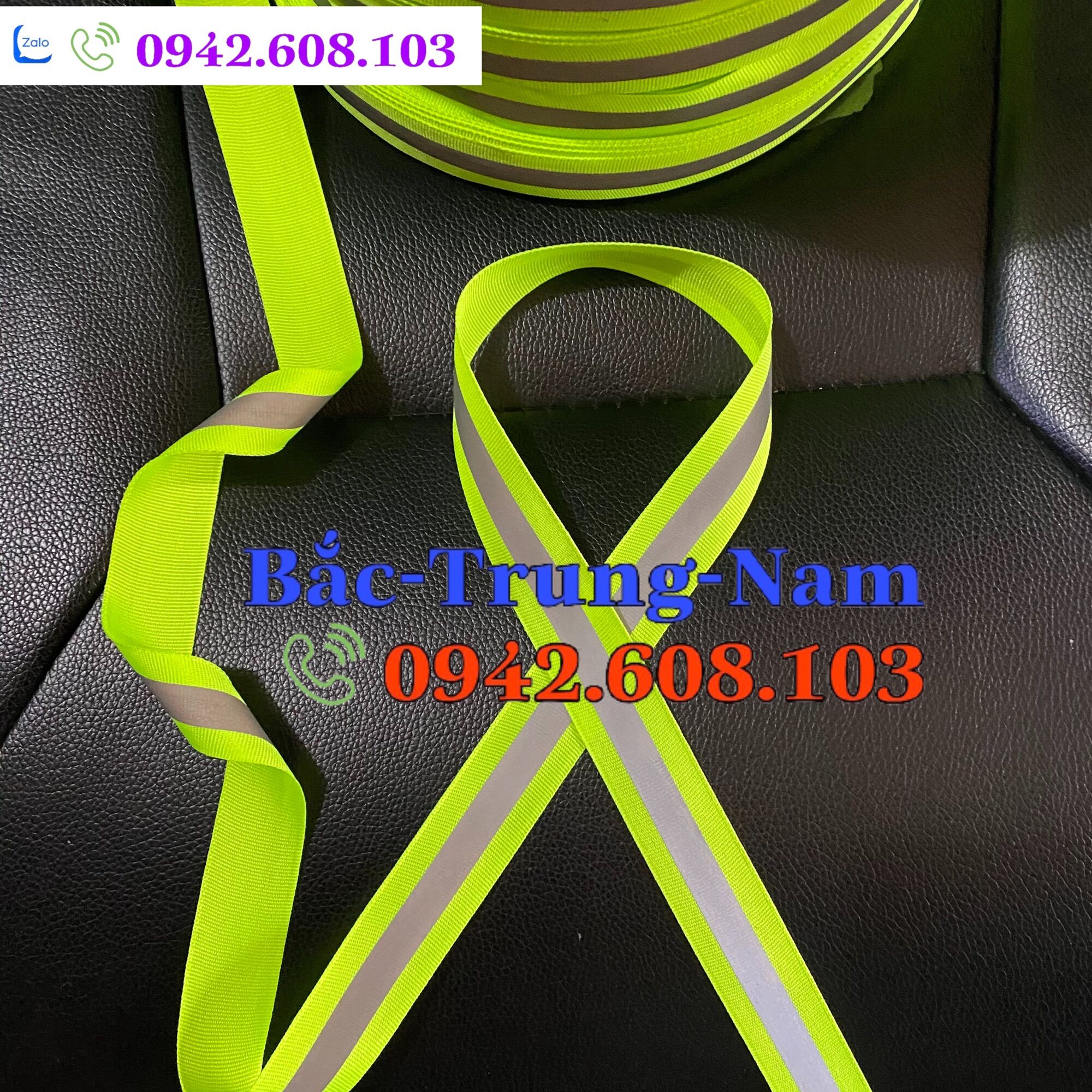 Cuộn phản quang vải bản 5cm dài 100m