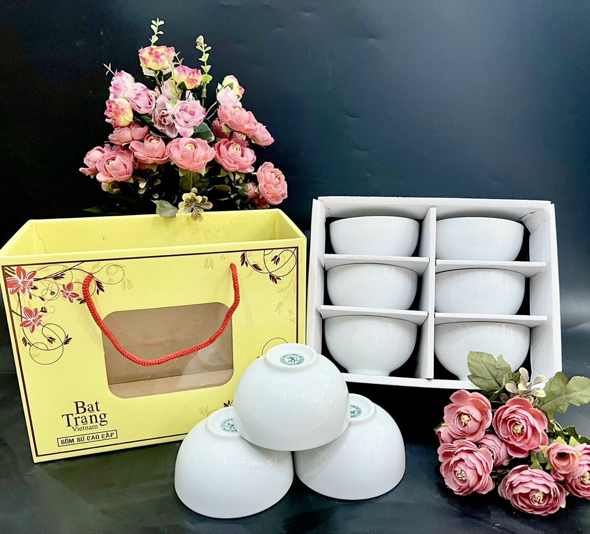 BỘ 6 BÁT ĂN CƠM BÁT TRÀNG