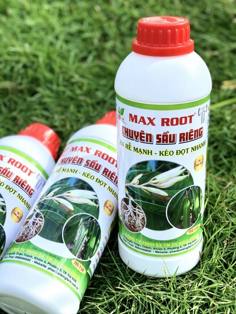 Phân bón MAX ROOT - CHUYÊN SẦU RIÊNG. Chai 1L