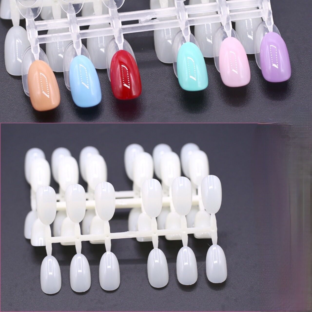 Vĩ móng bầu nhỏ tập vẽ, tập sơn 120 móng giả