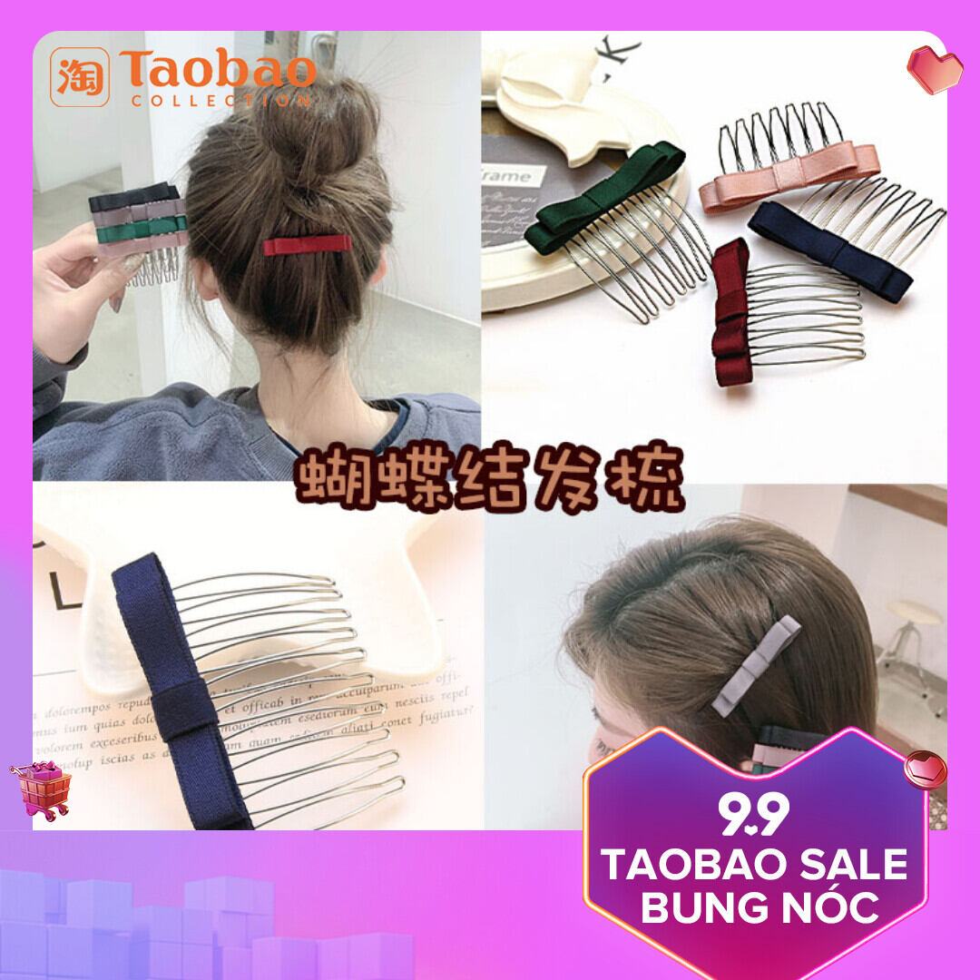 Lược Răng Lược Tóc Mái Phụ Kiện Tóc Cắm Ngược Lược Tóc Nơ Bướm Phong Cách Hàn Quốc Kẹp Tóc Phụ Kiện Tóc Kẹp Tóc Lược Chải Tóc Kẹp Tóc Trâm Cài Tóc