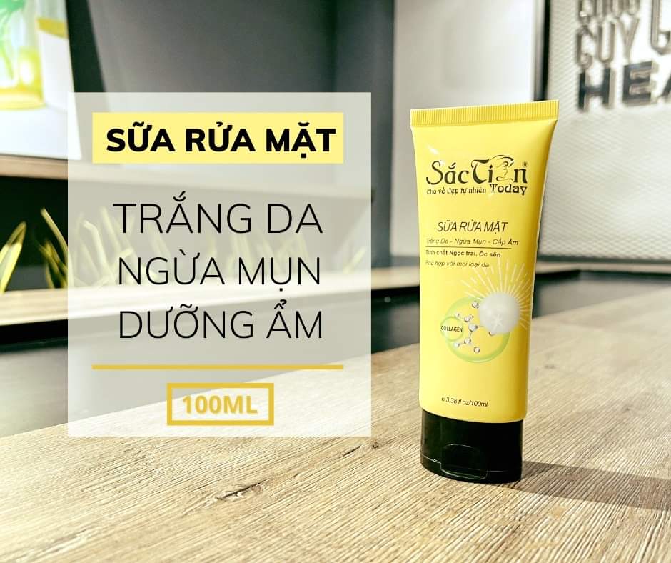 sữa rữa mặt trắng da ngừa mụn 100ml