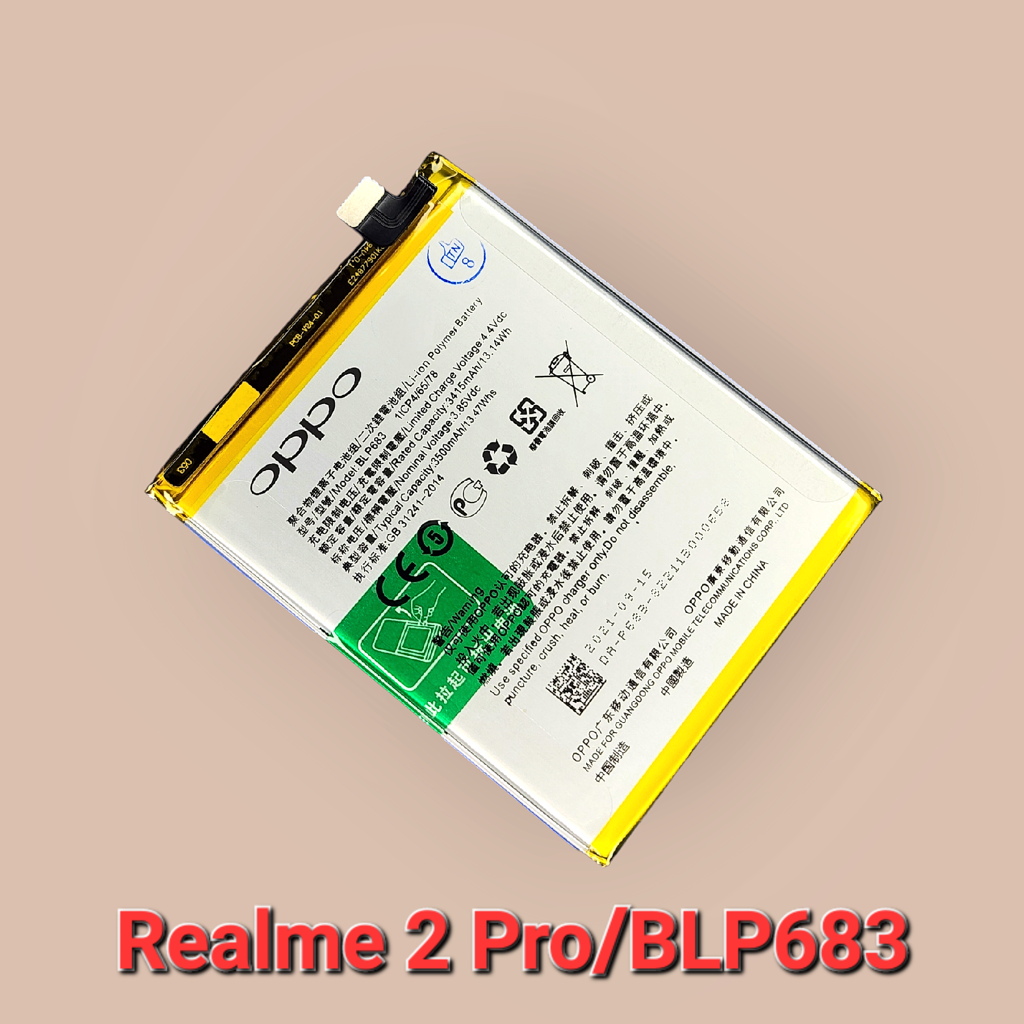 Pin oppo realme 2 pro/blp683 zin hãng