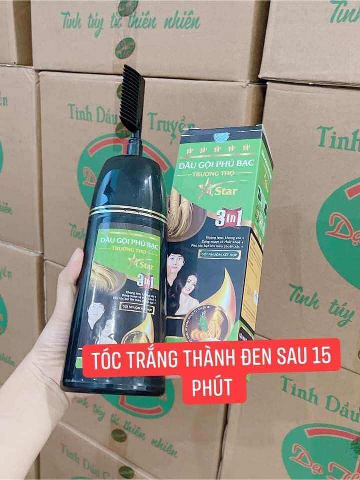 Dầu gội phủ bạc Trường Thọ ( Dạ Thảo Liên)