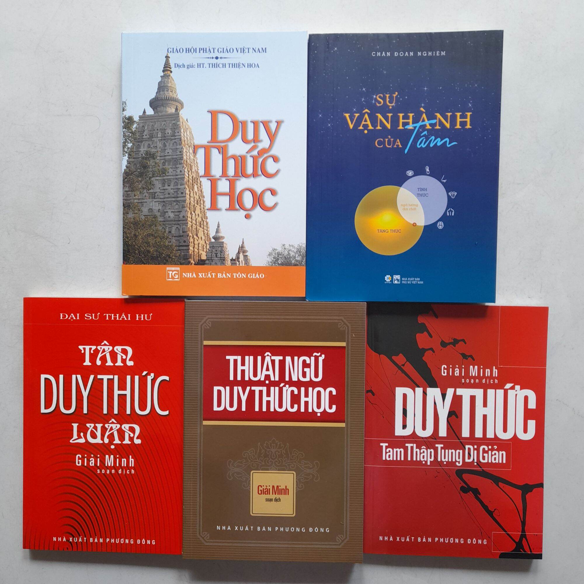 Combo 5 sách về Duy Thức Học