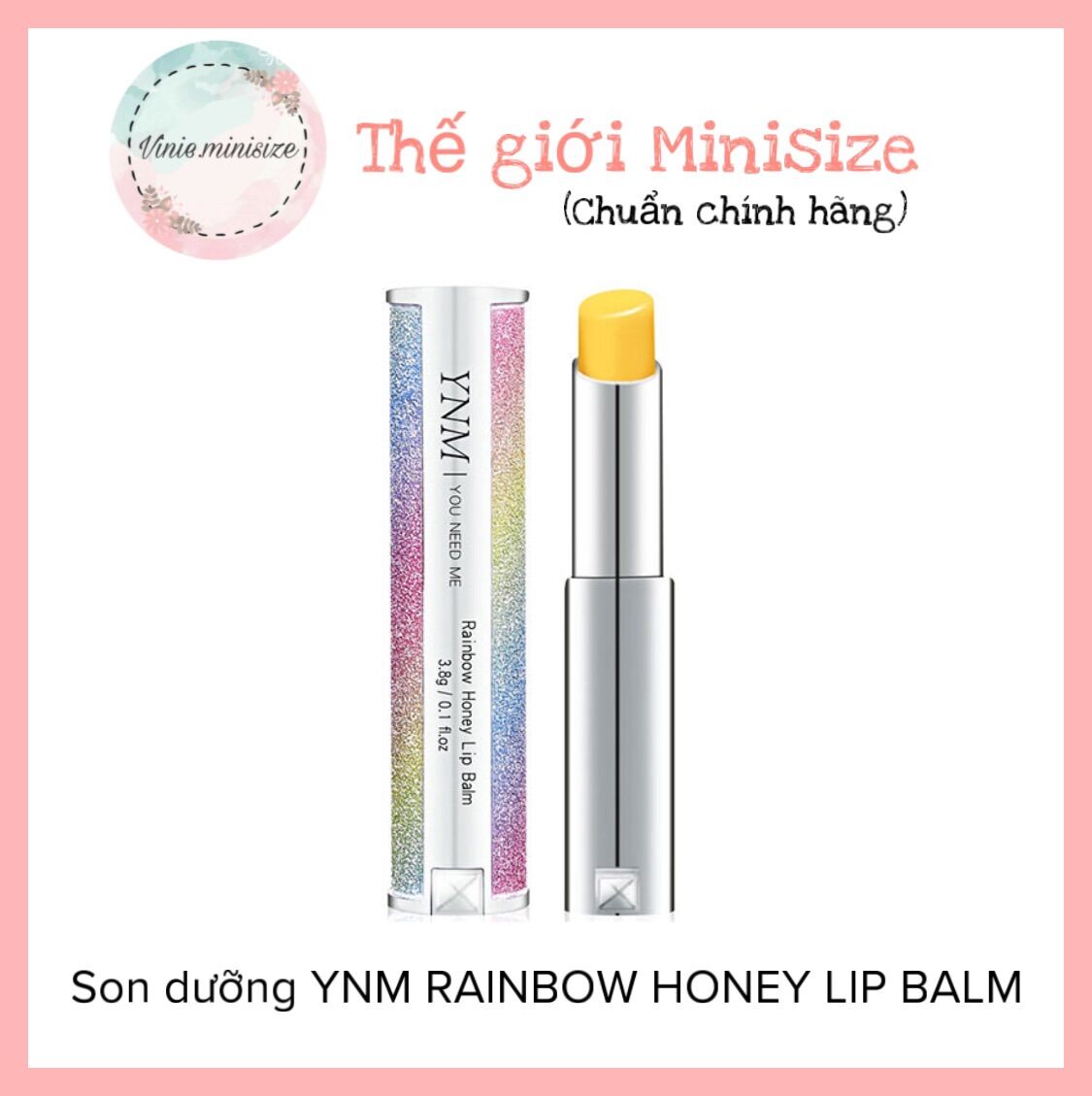 Son dưỡng ynm rainbow honey lip balm | vinie.minisize